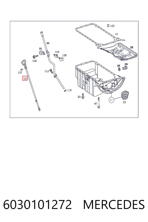 Купить A6030101272 Mercedes Индикатор уровня масла в двигателе