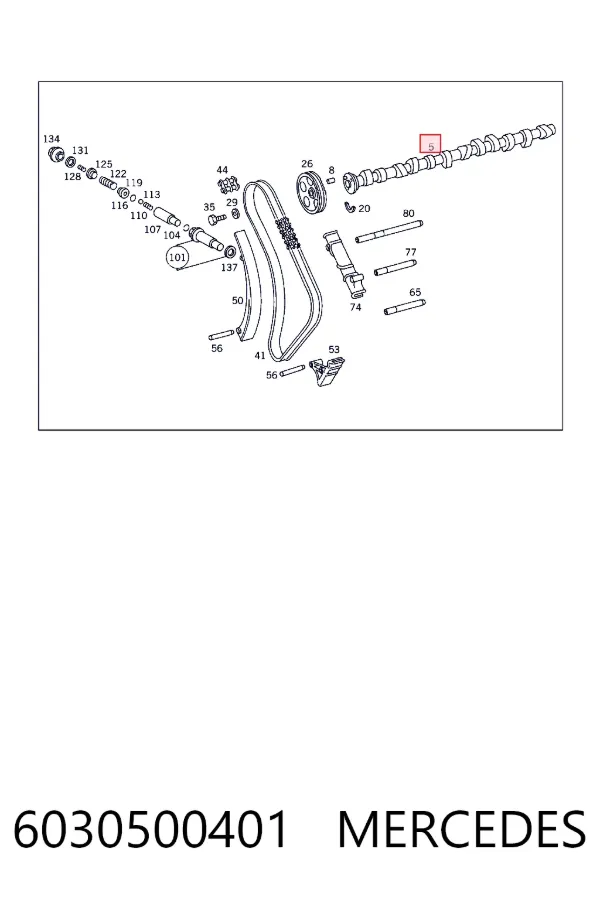 Распредвал 6030500401 Mercedes
