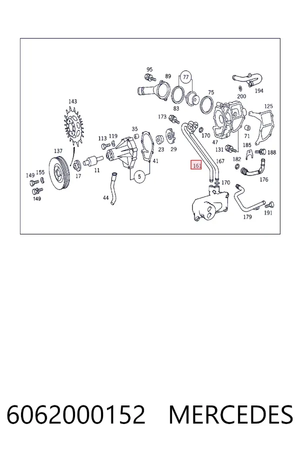 A6062000152 Mercedes 