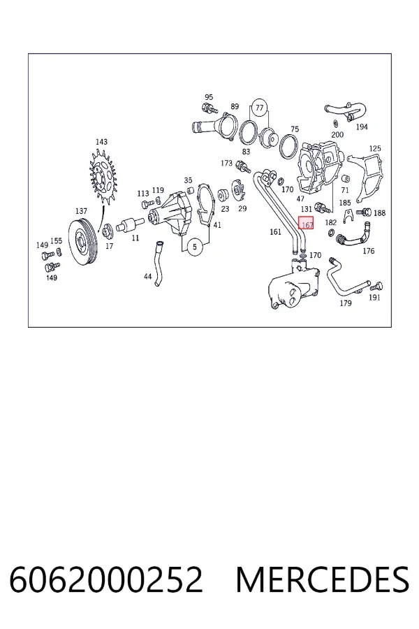 A6062000252 Mercedes 