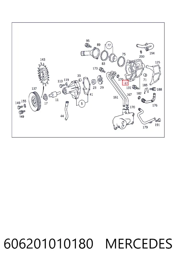  Mercedes A6062010101