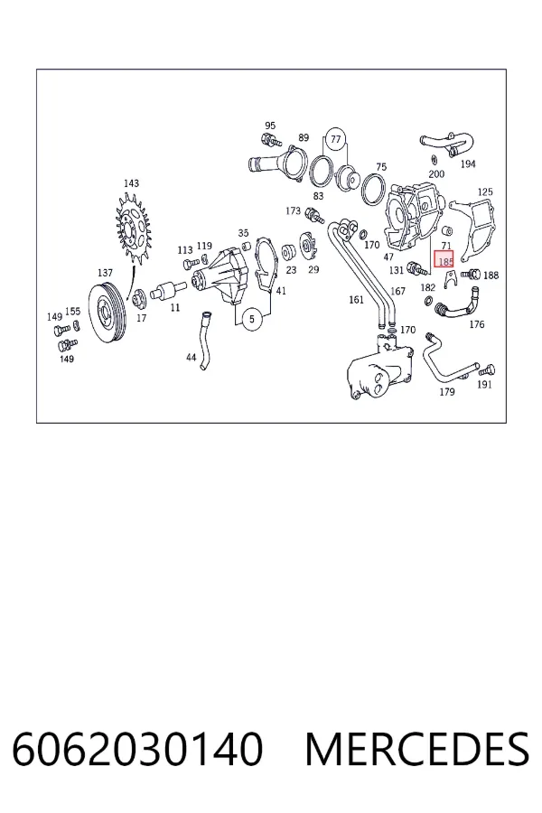 A6062030140 Mercedes 