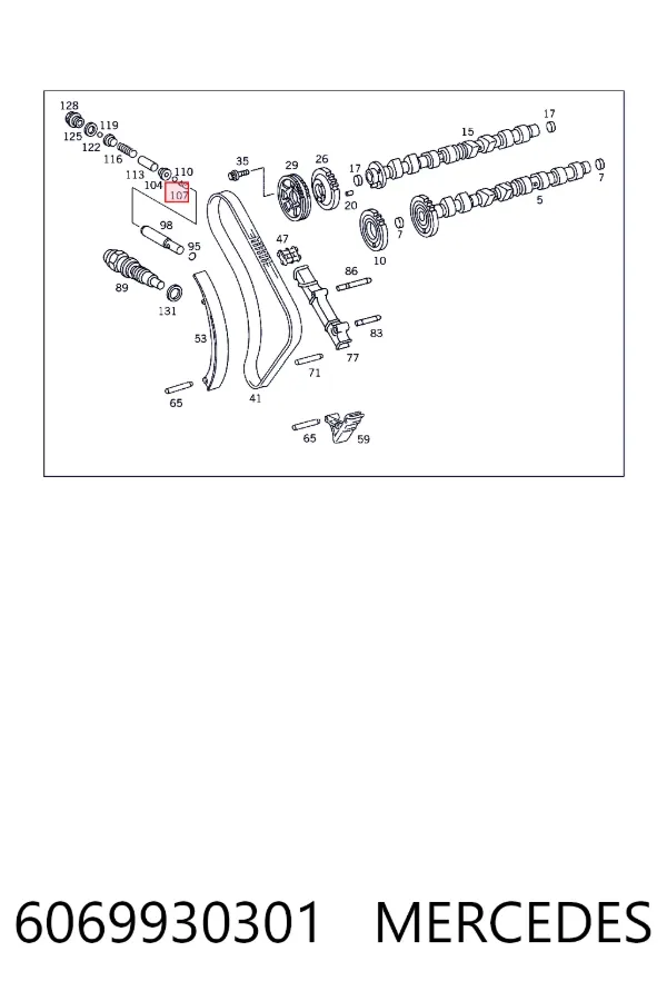  Mercedes A6069930301 цена, от 0.65 USD