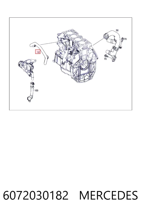  Mercedes A6072030182