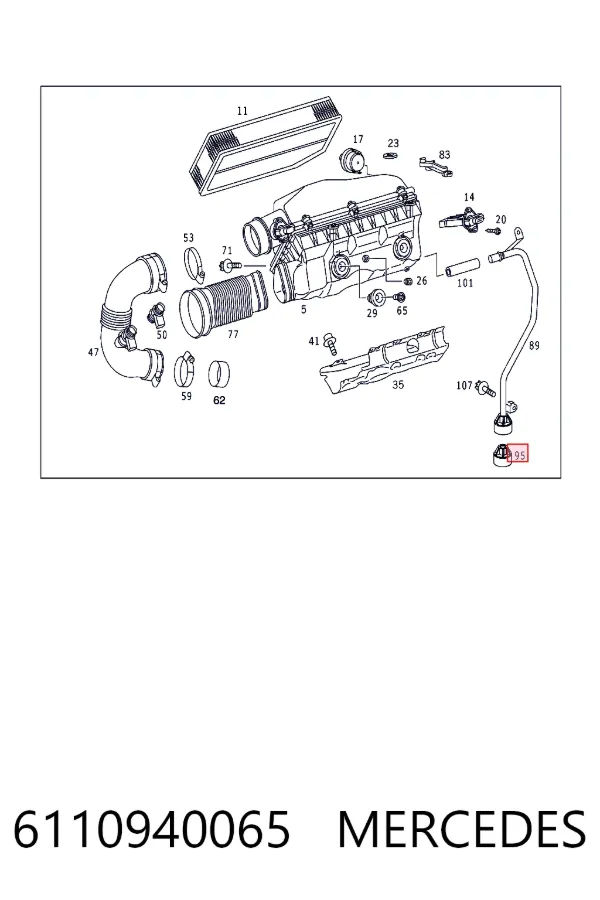 A6110940065 Mercedes 