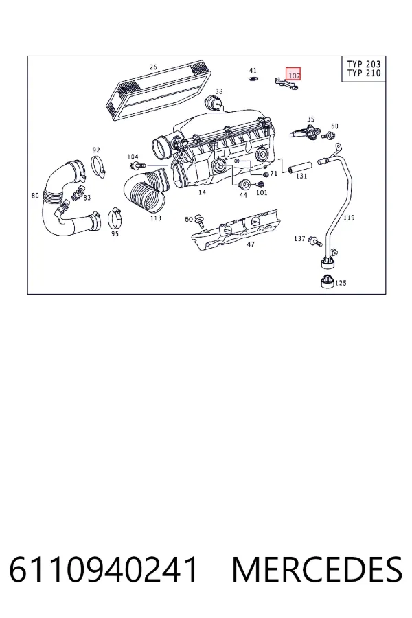 A6110940241 Mercedes 