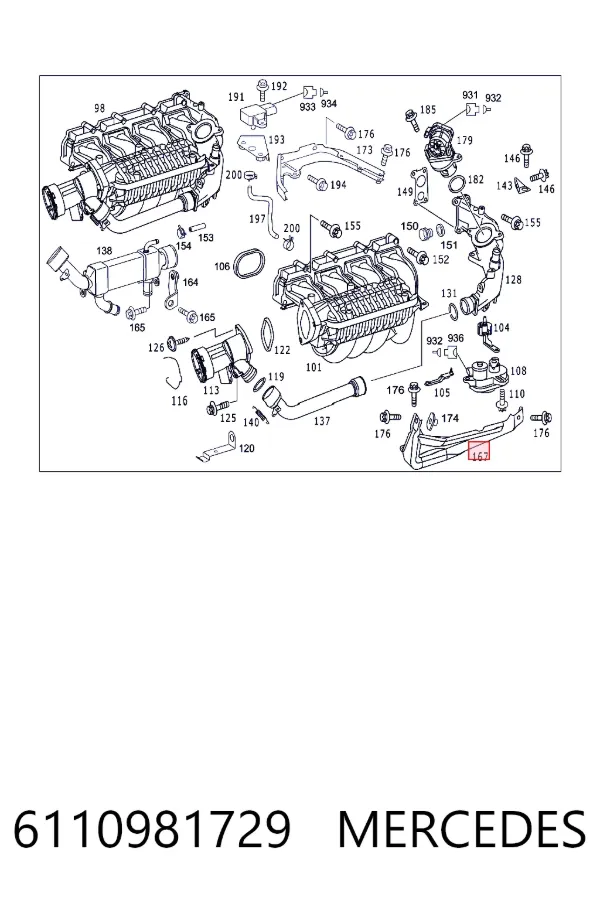 A6110981729 Mercedes 