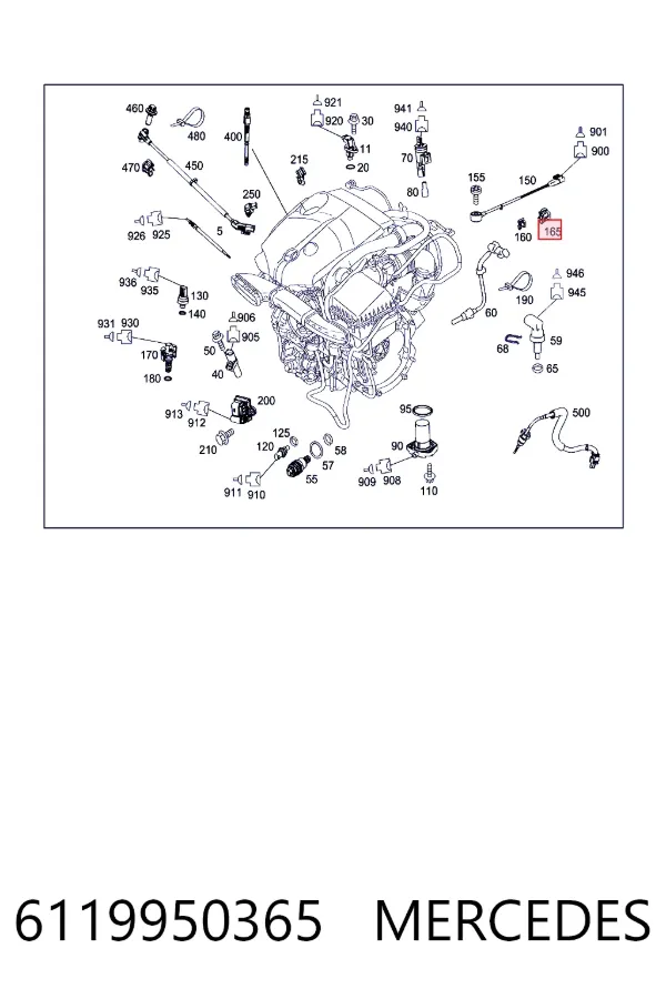 A6119950365 Mercedes 