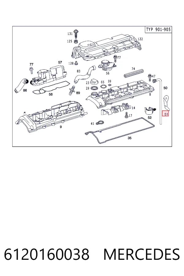 A6120160038 Mercedes 