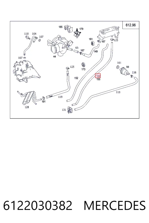 A6122030382 Mercedes 