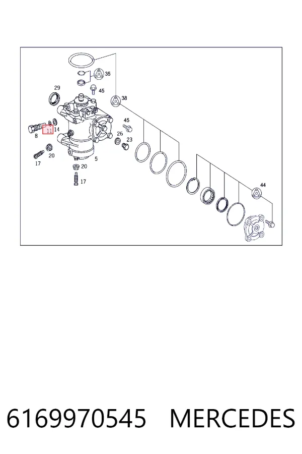 A6169970545 Mercedes 