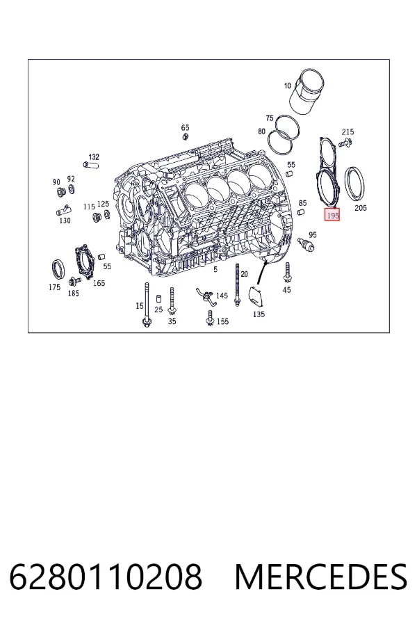A6280110208 Mercedes 