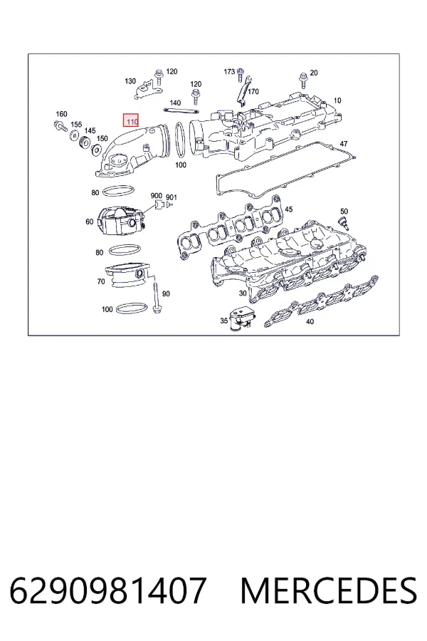  Mercedes A6290981407 цена, от 381.06 USD