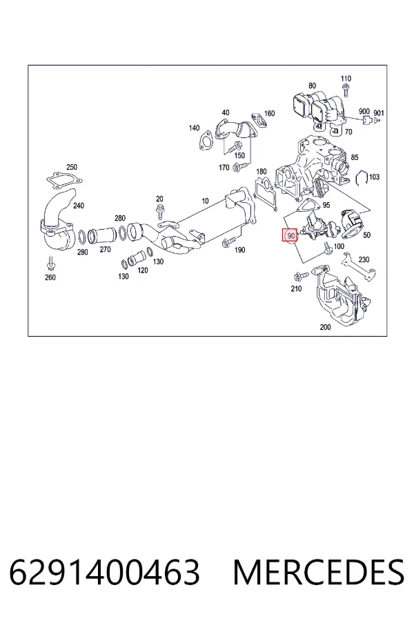 A6291400463 Mercedes 