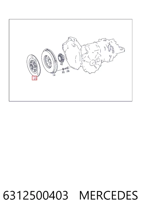 Диск сцепления Mercedes A6312500403 цена, от 11.30 USD