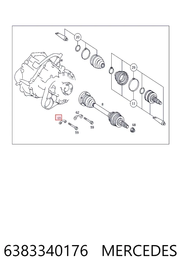 A6383340176 Mercedes 