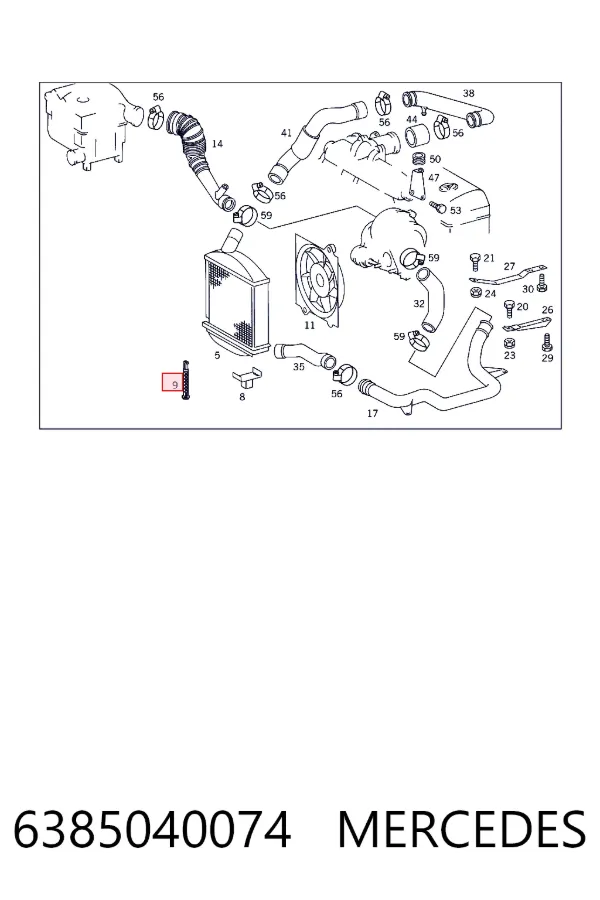A6385040074 Mercedes 