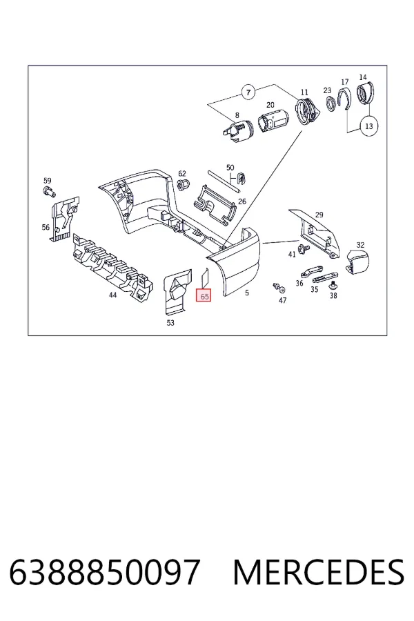 A6388850097 Mercedes 