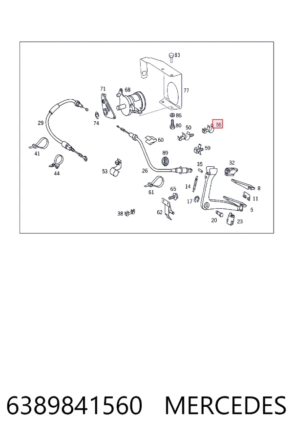A6389841560 Mercedes 
