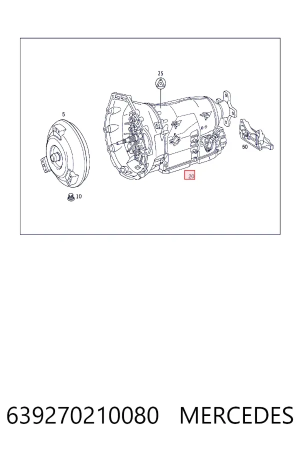 Коробка автомат Mercedes A6392702100