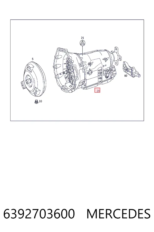 Купить A6392703600 Mercedes АКПП в сборе