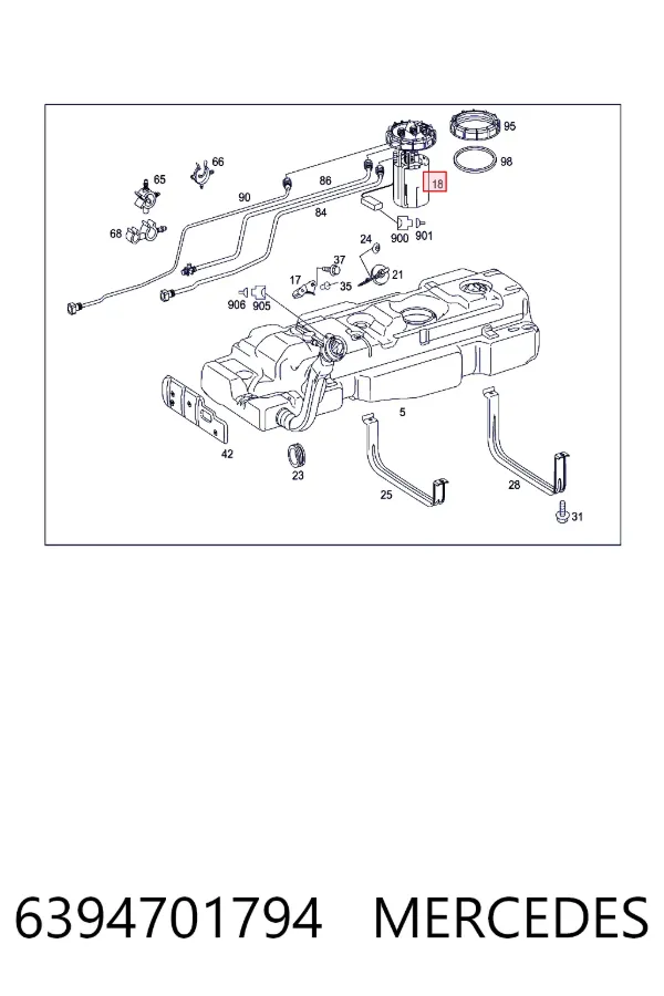 Бензонасос A6394701794 Mercedes