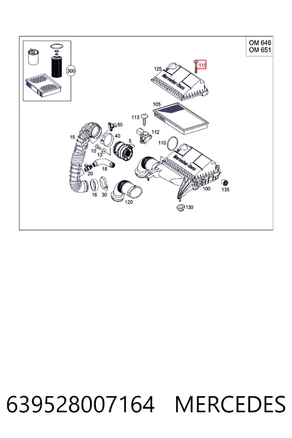  Mercedes A6395280071
