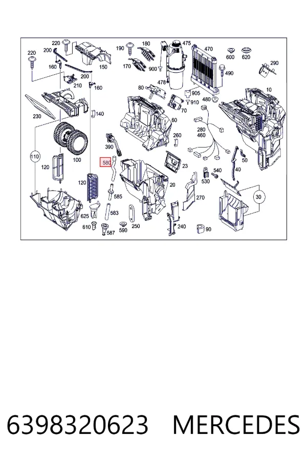  Mercedes A6398320623 цена, от 7.56 USD