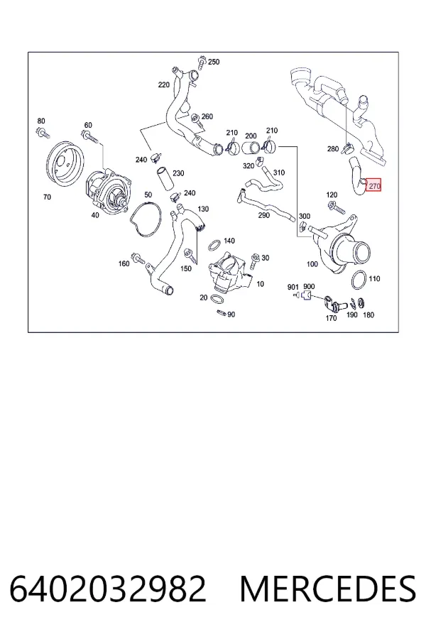 Купить A6402032982 Mercedes 