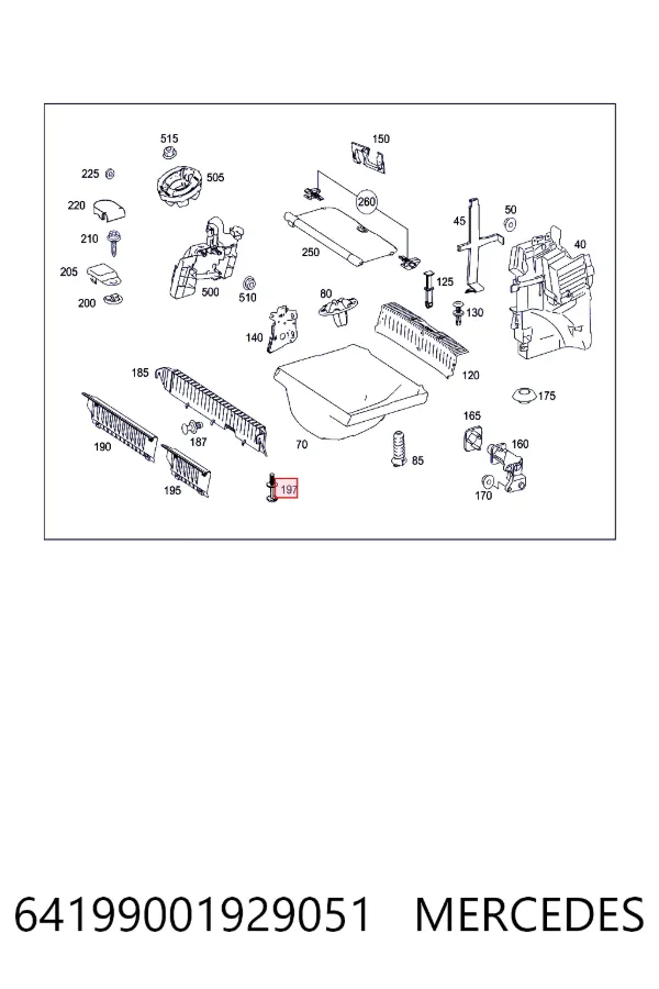  64199001929051 Mercedes