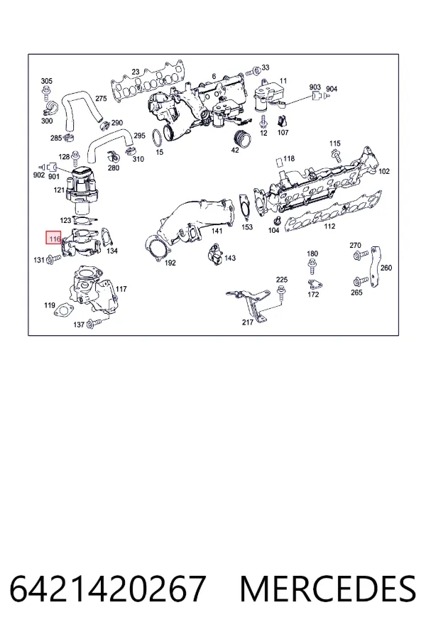  Mercedes A6421420267 цена, от 89.48 USD