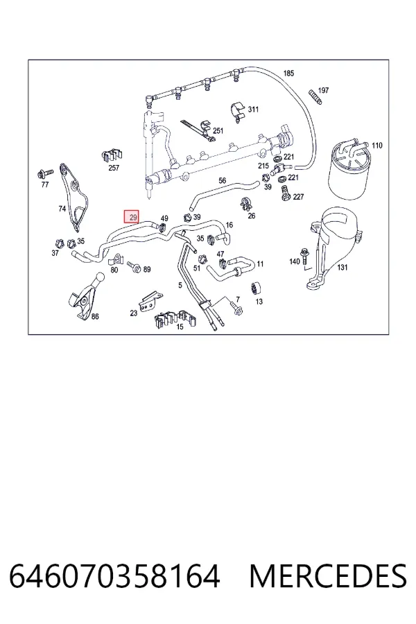  Mercedes A6460703581