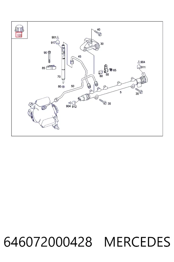  Mercedes A6460720004