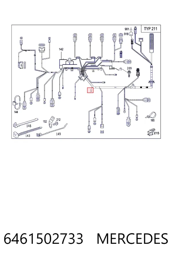 A6461502733 Mercedes 