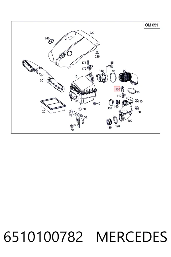 A6510100782 Mercedes