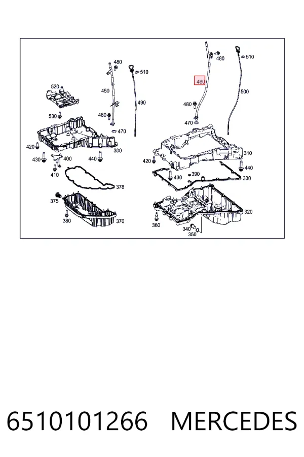 Купить A6510101266 Mercedes 
