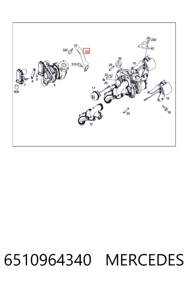 A6510964340 Mercedes 