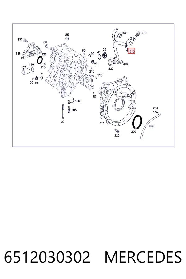A6512030302 Mercedes 