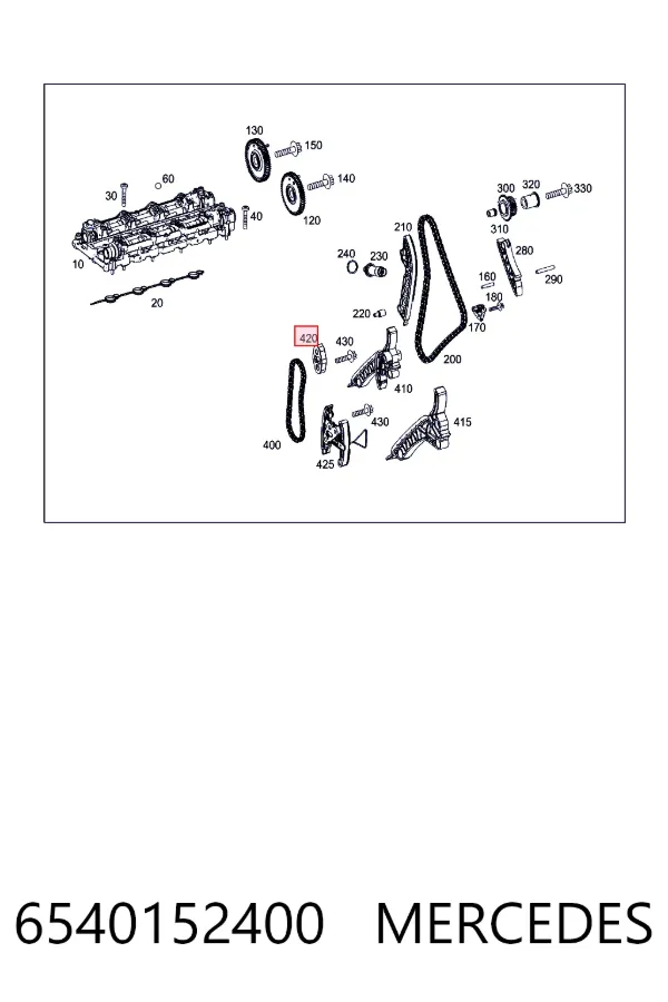  Mercedes A6540152400 цена, от 9.32 USD
