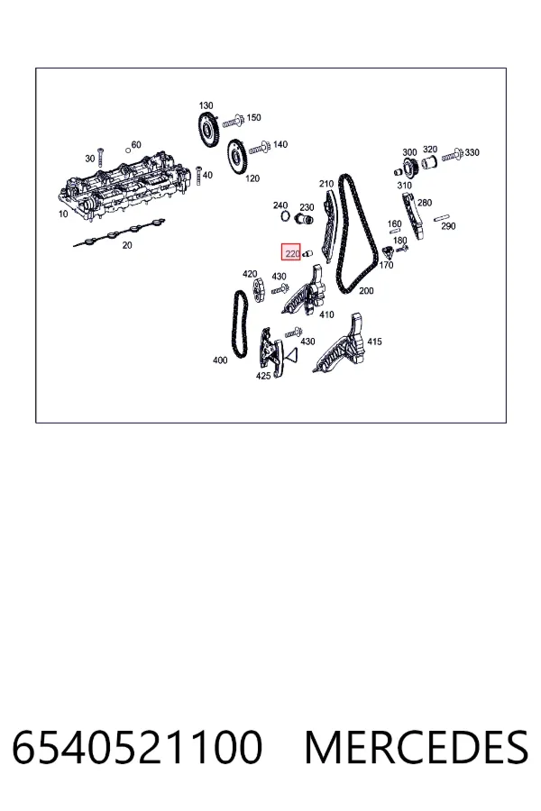 A6540521100 Mercedes 