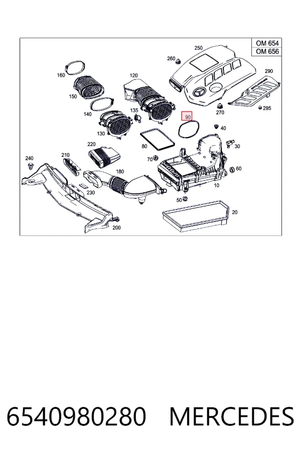  6540980280 Mercedes