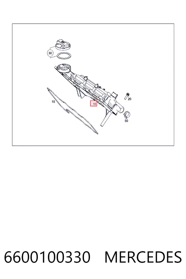 Клапанная прокладка Mercedes A6600100330