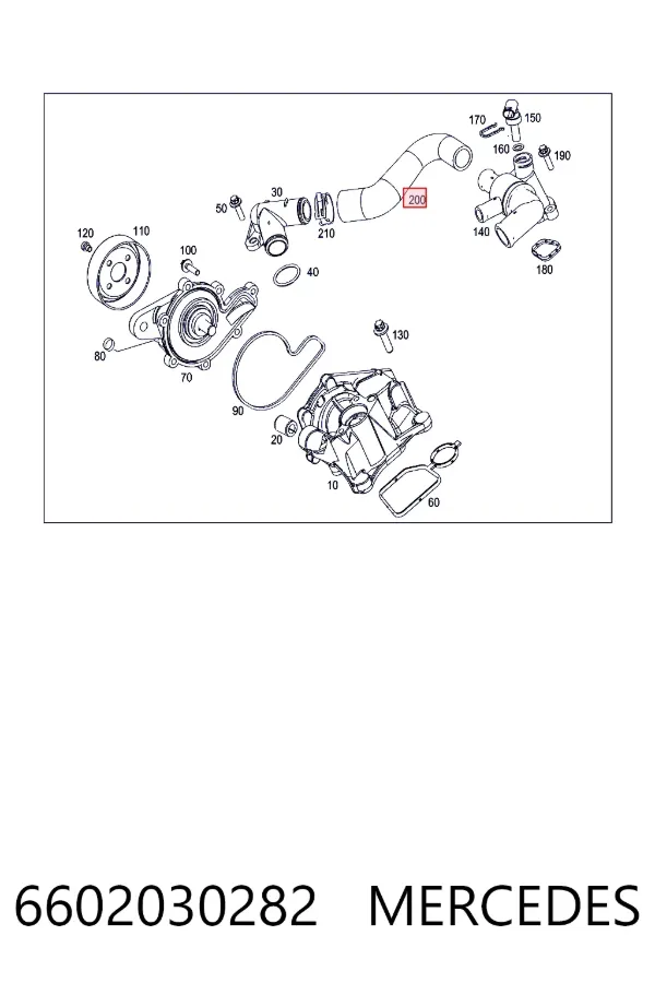 A6602030282 Mercedes 