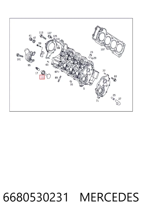 A6680530231 Mercedes 