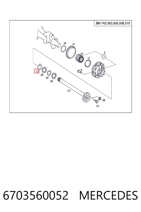  6703560052 Mercedes