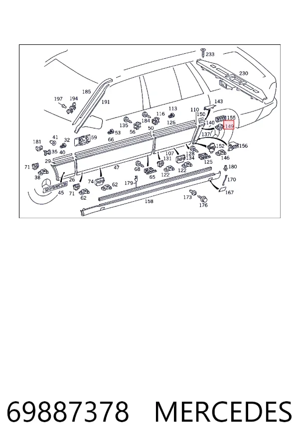  69887378 Mercedes