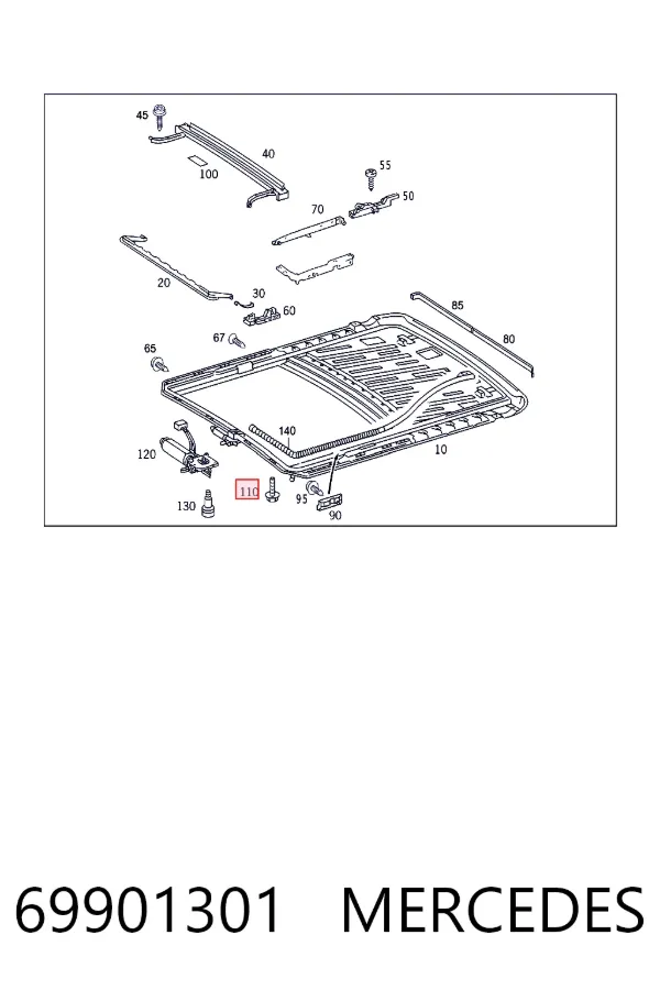 A0069901301 Mercedes 