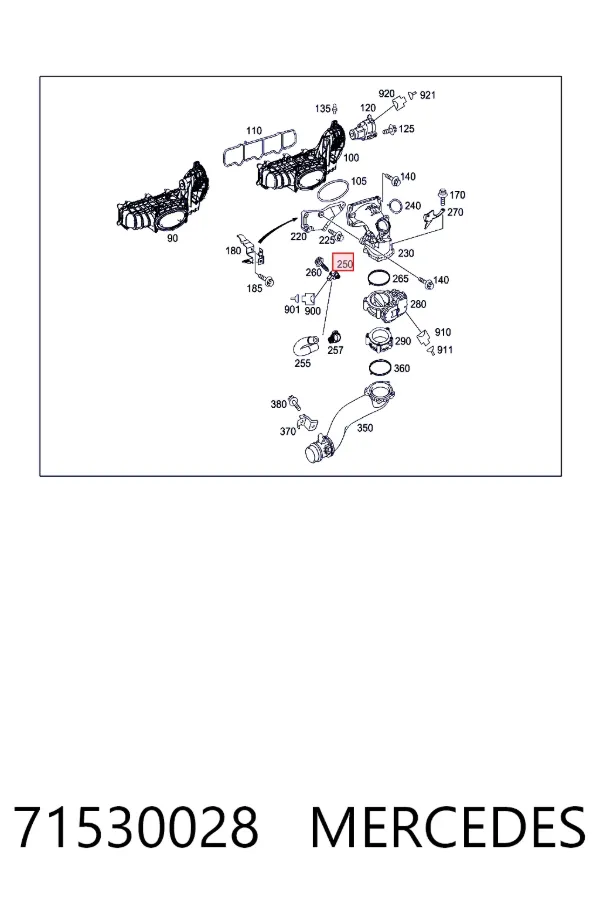 Датчик абсолютного давления в коллекторе Mercedes A0071530028 цена, от 8.89 USD