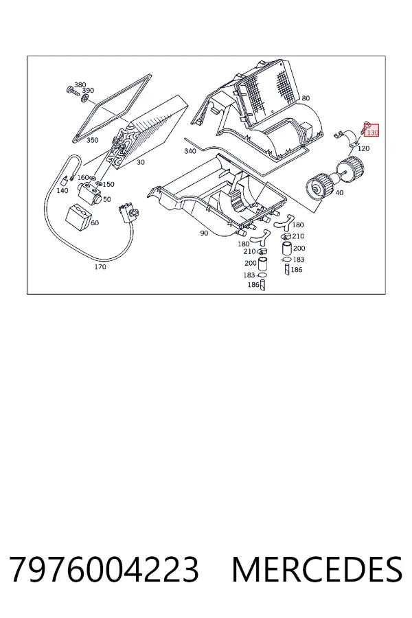 Купить N007976004223 Mercedes 