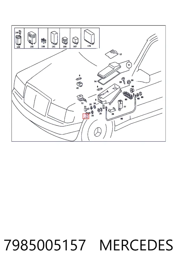  Mercedes N007985005157 цена, от 2.37 USD